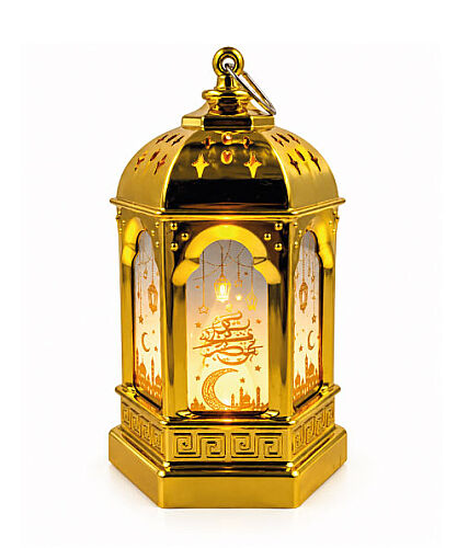 Ledli Fener Altın Model 14 Cm - 
