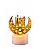 Mum Ledli Tealight Metal Cami Model Altın - 1