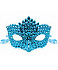 Maske Plastik Kristal Parlak Mavi - 1