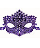 Maske Plastik Kristal Parlak Mor - 1