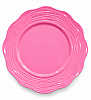 Mika Tabak Dalgalı 26 cm 6 Parça Pembe - 1