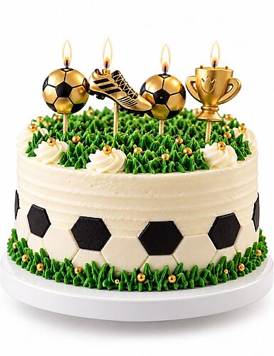 Mum Futbol Tema Altın 5 Parça - 