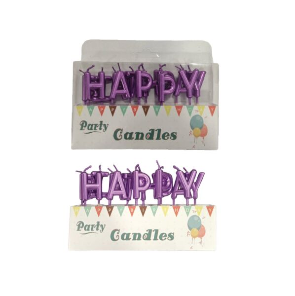 Mum Happy Birthday Mor 13 Parça - 2