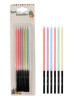 Mum İnce Kalem Model Makaron Karışık 15 Cm 6 Parça - 1