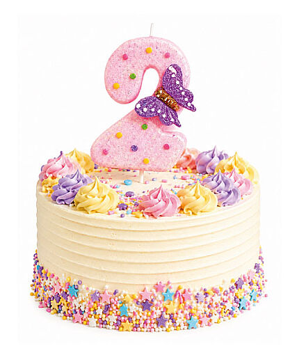 Mum Rakam Eko Kelebekli 2 - Pembe - 