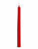 Mum Şamdan Mat 25 cm Kırmızı - 1