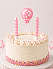 Mum Uçan Balon 3'lü Makaron Pembe - 2