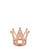 Pasta Tacı Metal Taşlı 3 Cm Rose Gold - 1