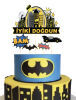 Kürdan Pasta Üstü Batman Temalı 5 Parça - 1