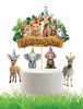 Kürdan Pasta Üstü Safari Party Temalı 5 Parça - 1