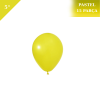 Lateks Pastel Balon 5 inç 15 Parça Sarı - 1