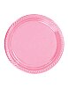 Plastik Tabak Pembe 22 Cm / 25 Parça - 1