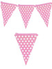 Bayrak Flama Pembe Puantiyeli - 1
