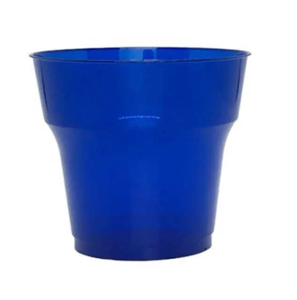 Plastik Bardak Kristal Lacivert 25 Parça - 2