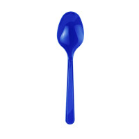Plastik Kaşık Lacivert / 25 Parça - 1