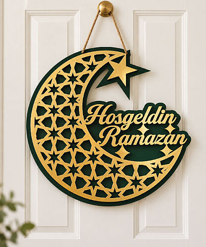 Ramazan Dekoratif Süs Varaklı 30 cm - 2