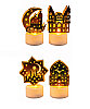 Ramazan Ledli Tealight Renkli Modeller 4 Parça - 1