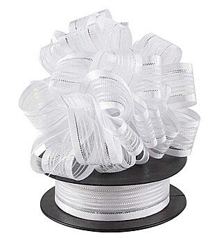 Kurdele Gülbant 2.5 Cm 20 mt Beyaz - 