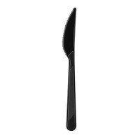 Plastik Bıçak Siyah / 25 Parça - 1
