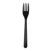 Plastik Çatal Siyah / 25 Parça - 1