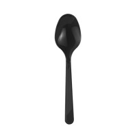 Plastik Kaşık Siyah / 25 Parça - 1