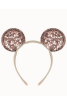 Taç Kulaklı Pullu Rose Gold - 1