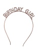 Taç Metal Taşlı Birthday Girl Rose Gold - 1