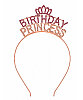 Taç Metal Taşlı Birthday Princess Rose Gold - 1