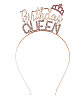 Taç Metal Taşlı Birthday Queen Rose - 1