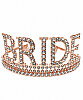 Taç Metal Taşlı Bride Lüks Rose Gold - 1