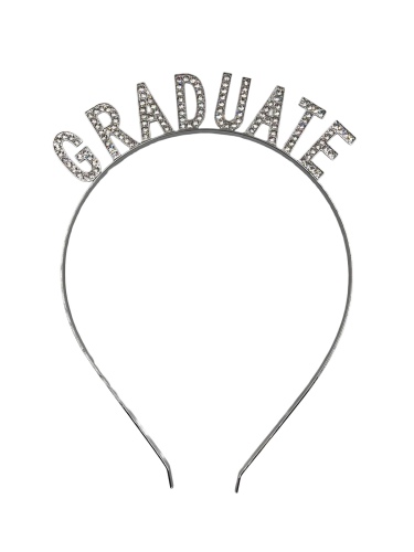 Taç Metal Taşlı Mezuniyet Graduate Gümüş - 