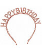 Taç Plastik Happy Birthday İncili Rose - 1