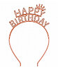 Taç Plastik Happy Birthday Taçlı Rose - 1