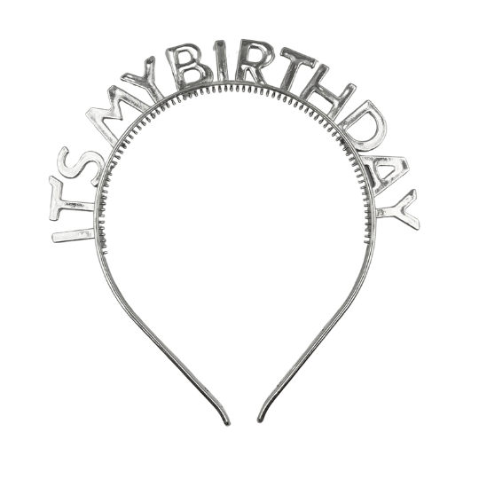 Taç Plastik Its My Birthday Gümüş - 