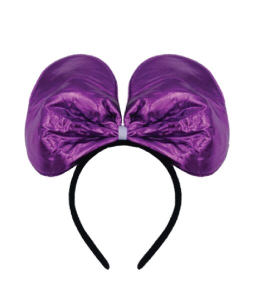 Taç Saten Parlak Minnie Mor - 