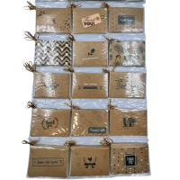 Tebrik Kartı Kraft Simli Temalı 120 Parça - 3