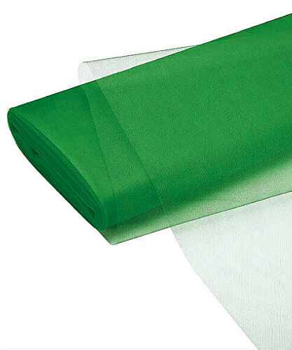 Tül Kristal 5 Metre Koyu Yeşil - 