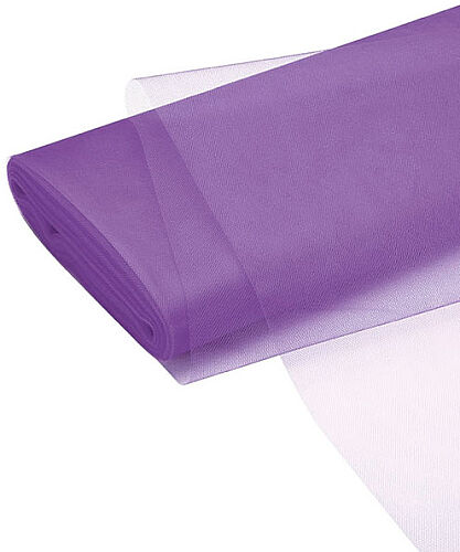 Tül Kristal 5 Metre Lila - 