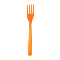 Plastik Çatal Turuncu / 25 Parça - 1