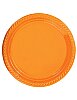Plastik Tabak Turuncu 22 Cm / 25 Parça - 1