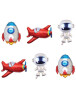 Folyo Balon 6lı Set 14 inç Uzay - 1