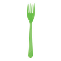 Plastik Çatal Yeşil / 25 Parça - 1