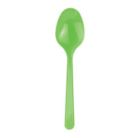 Plastik Kaşık Yeşil / 25 Parça - 1