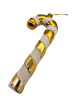 Yılbaşı Ağaç Süsü Baston Şeker Altın 16 Cm 2 Parça - 2