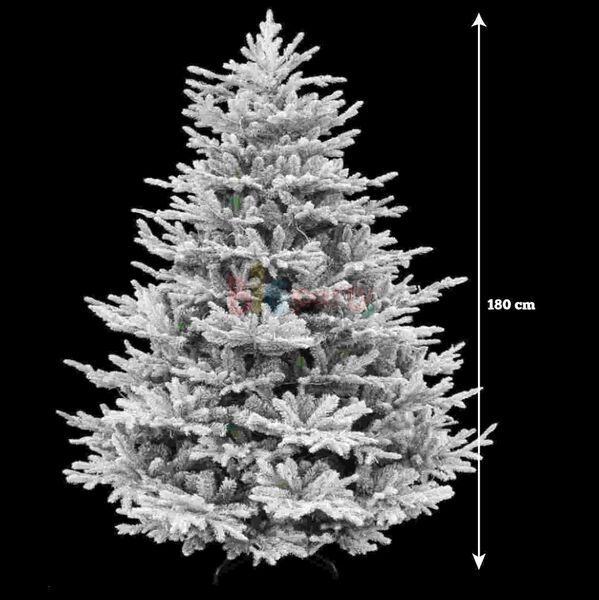 Yılbaşı Çam Ağacı 180 cm Karlı Lüks Alaska Serisi - 5