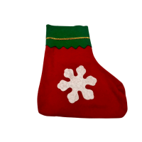 Yılbaşı Çorabı Keçe Kar Tanesi Figürlü Küçük 20 Cm - 2