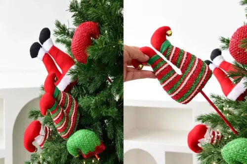 Yılbaşı Çubuklu Figür Noel Baba Bacağı 10 Parça - 2