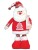 Yılbaşı Dekoratif Noel Baba Kırmızı Beyaz Kostümlü Ayakları Uzayan 28-42 Cm - 1