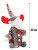Yılbaşı Dekoratif Oturan Geyik Ekoseli 25 Cm - 2
