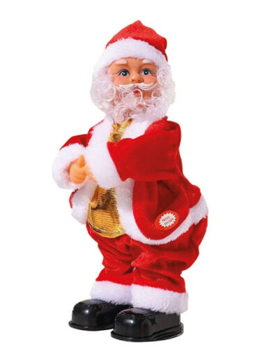 Yılbaşı Figür Noel Baba Pilli 25 cm Dans Eden Model - 